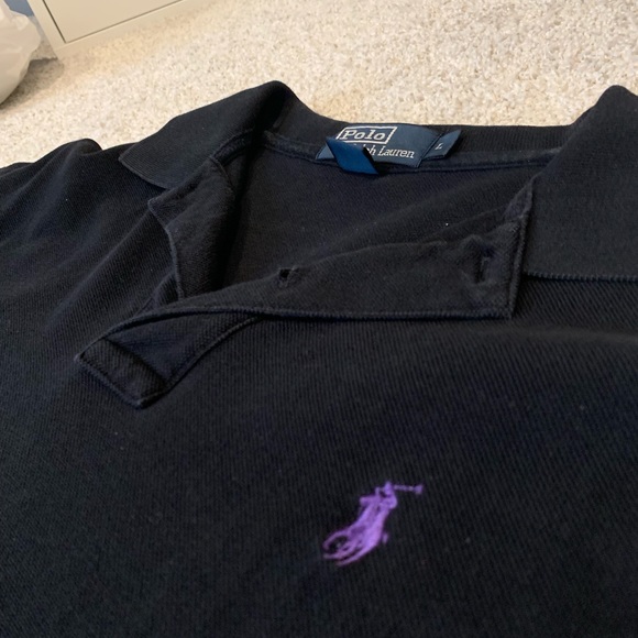 Black Ralph Lauren Polo Shirt - Picture 2 of 2